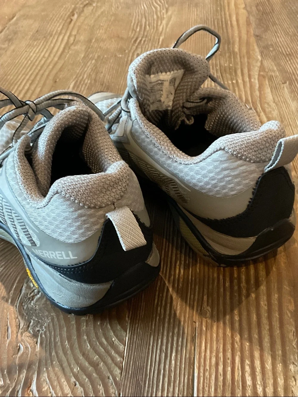 Merrell Light Green Hiking/Trail Sneakers